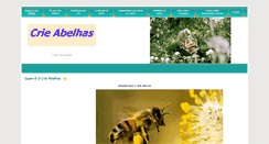 Desktop Screenshot of crieabelhas.com