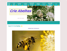 Tablet Screenshot of crieabelhas.com